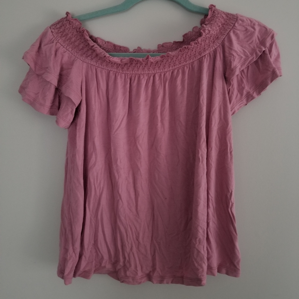 pink American eagle top